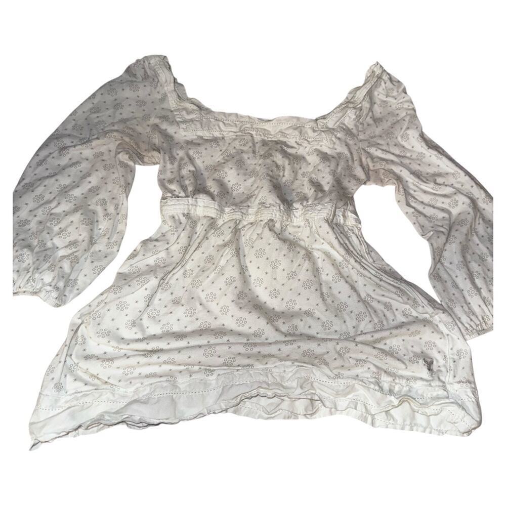 Y2k vintage American eagle white baby doll top